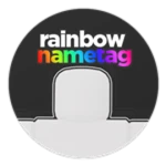 Rainbow Nametag