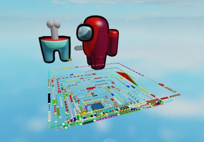 [300+ STAGES!] AMONG US MEGA FUN OBBY 