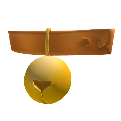 Orange Collar With Bell