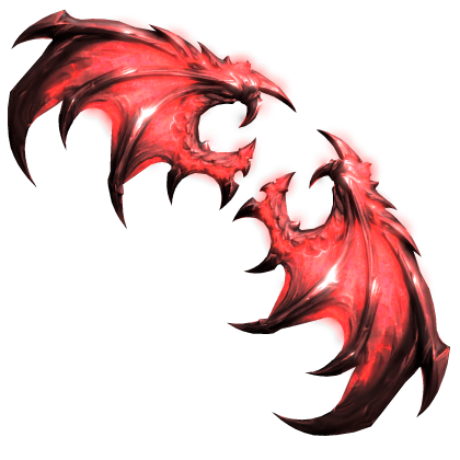 [ GLOWING ] Red Gothic Wings