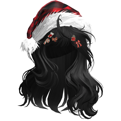 Lush Christmas Waves w/Santa Hat (Black)