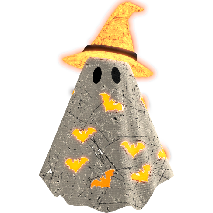 : [ GLOWING ] Halloween Ghost Shoulder Pet