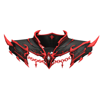 Black & Red Gothic Shoulder Armor Roblox item