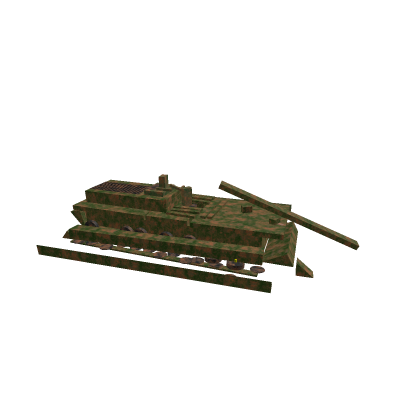 Rusted Army Tank