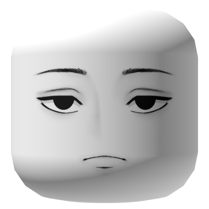 Jaded Man Face Roblox item