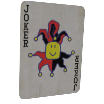 Joker's Wild Cardback - Roblox