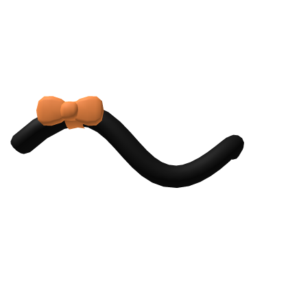 ♡ Kawaii Halloween Kitty Tail (Black) ♡ Roblox item