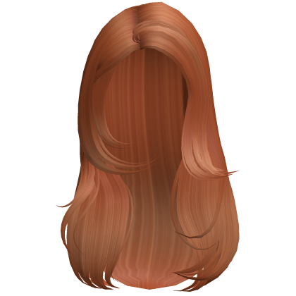 Ginger Long Side Part Layered Blowout Hair Roblox item