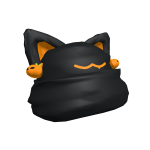 Black Halloween Cat Beanie
