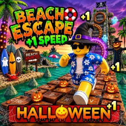 [🎃] +1 Velocidad de Escape en la Playa ASMR 🏖️  icon