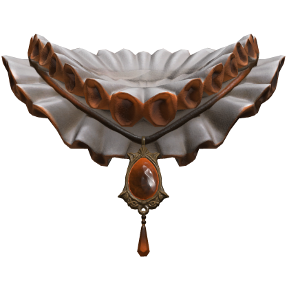 Orange Jester Neck Ruffle 1.0 Roblox item