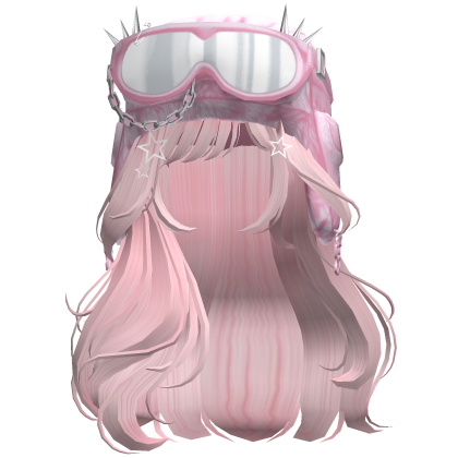 Pink Lush Waves w/ Y2K Ushanka Goggles