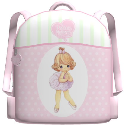 ꒰ precious moments polka dot backpack♡