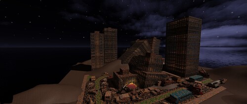 Dried out city