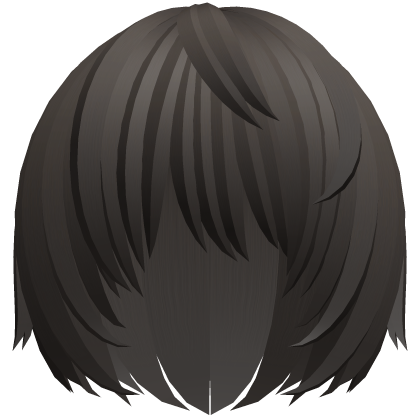 (^ ×ᆺ× ^) emo nyan anime boy hair in brown