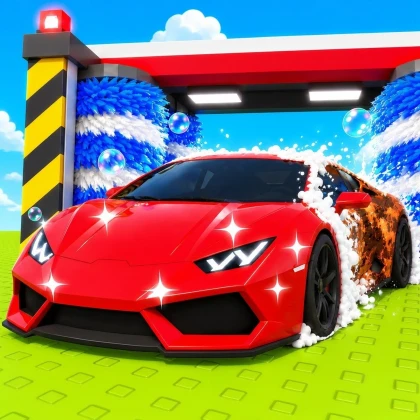 車を洗う