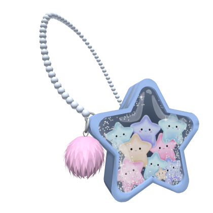 Kawaii Decora Star Crossbody Bag (Blue) thumbnail