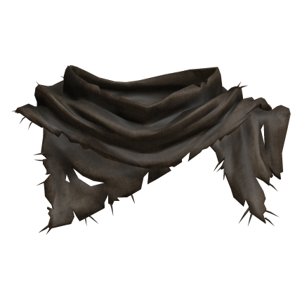 Distressed Torn Scarf - Brown thumbnail