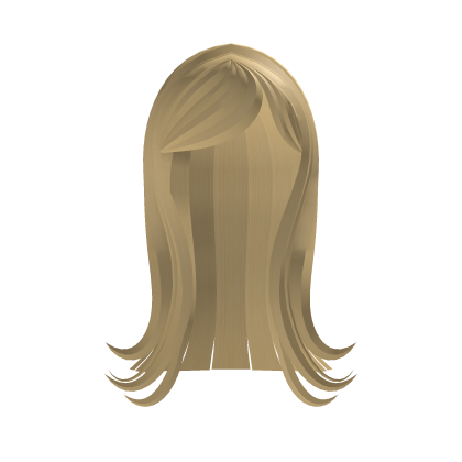 cute with curled ends blonde Roblox item