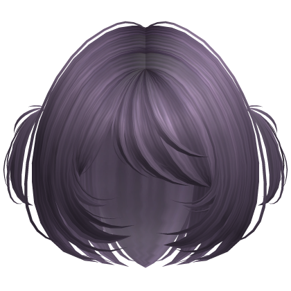 Cute Shy Bob w/ Mini Pigtails Purple