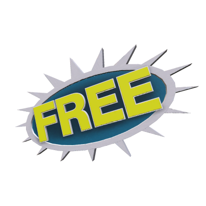 IT'S FREE Pin Roblox item