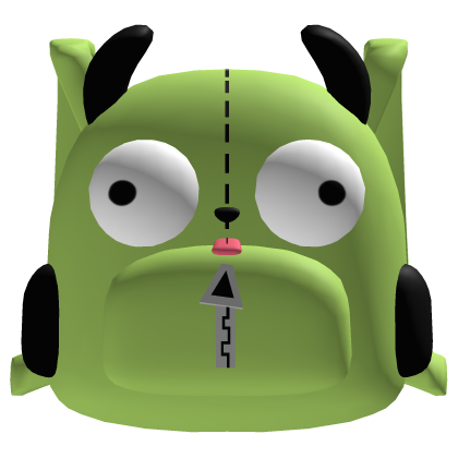 cute kawaii Green Alien GIR backpack 1.0