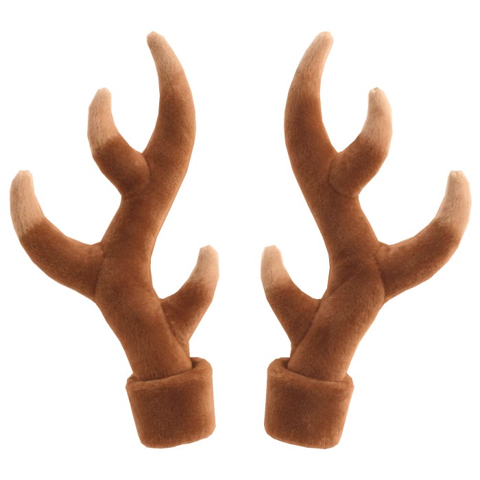 Plush Deer Antler Costume Pair