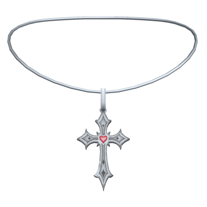 Cross Necklace 3.0 Female Silver Heart thumbnail