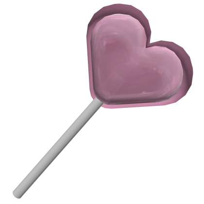 Pink Lollipop Heart Candy Soft Girly Cute