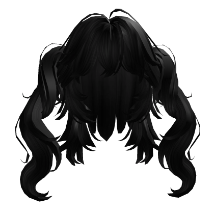 Midnight Cascading Twin Tails