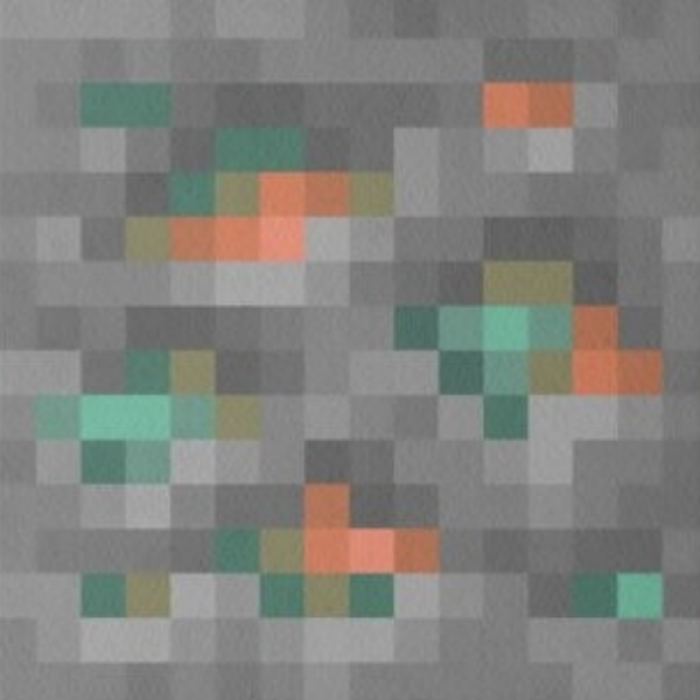 Minecraft Raw Copper Ore Roblox decal