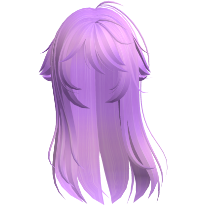 Light Purple Shy Moe Cat Girl Windy Whispy Hair