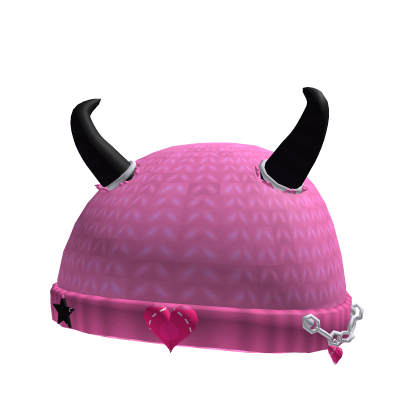 Pink Devil Beanie