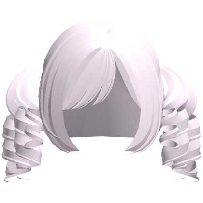 baby curly twintails in pink Roblox item