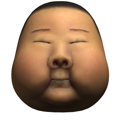 chubby head