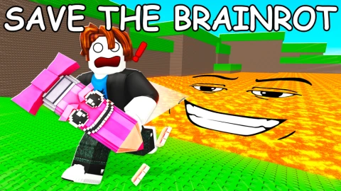 Save Brainrots from LAVA 