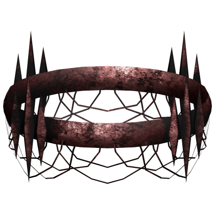 Red Gothic Horror Halo Crown