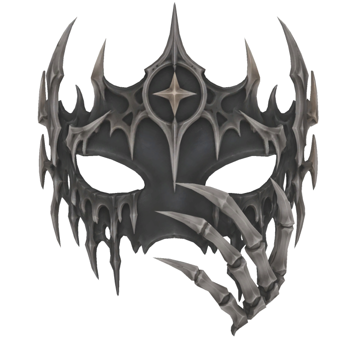 Ominous Gothic Spiked Mask