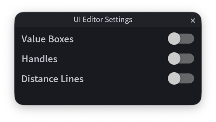 UI Editor Settings preview 1