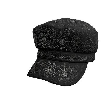 Black Spiderweb Cap