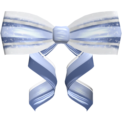 Christmas Holiday Bow - Blue