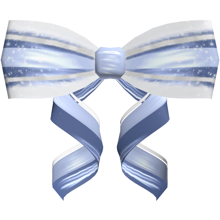 Christmas Holiday Bow - Blue