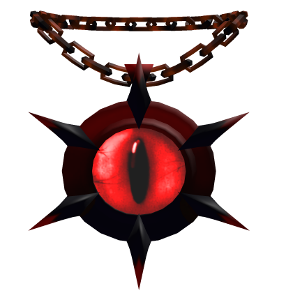 [👁️ ANIMATED] Dark Red Overseer Eye Chain