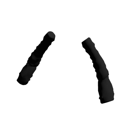 Oversized Fluffy Arm Warmers Black