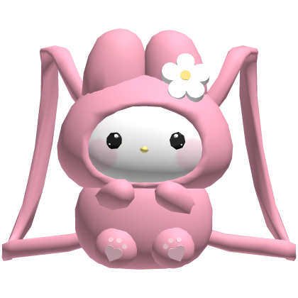 Cute Melody Bunny Plushie Backpack 1.0