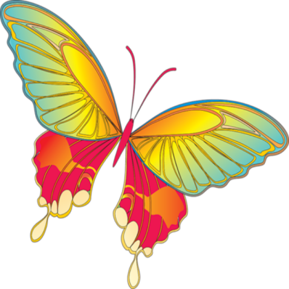 Cartoon Butterfly Roblox decal