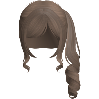 light brown kawaii jirai kei doll side ponytail Roblox item