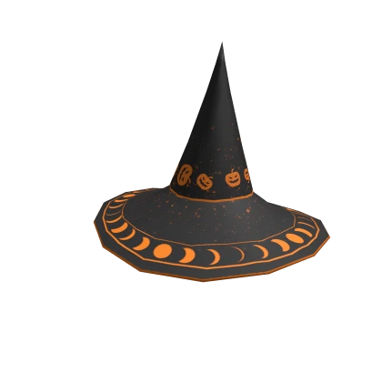 Halloween Moon witch hat | Roblox Item - Rolimon's