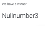 Null number