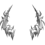 White Warlord Horns